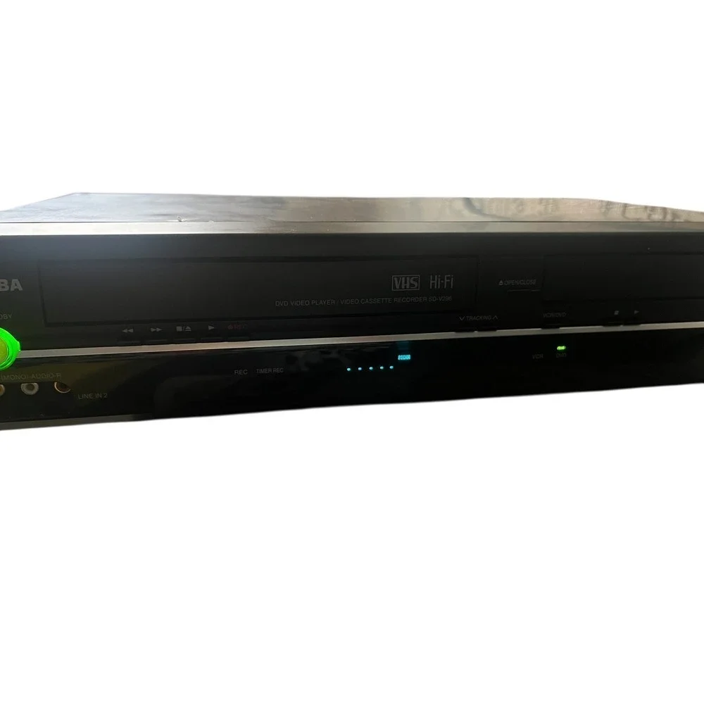 Vintage Toshiba SD-V296-K-TU Progressive Scan DVD VCRCombinationRemote tested - Picture 5 of 6
